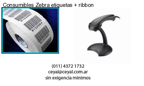 Consumibles Zebra etiquetas   ribbon