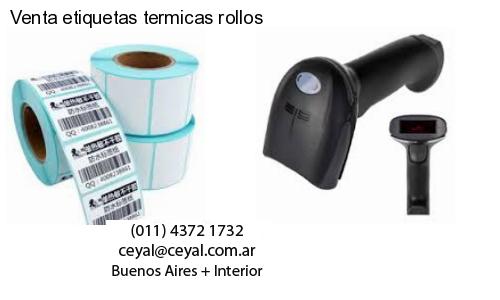 Venta etiquetas termicas rollos