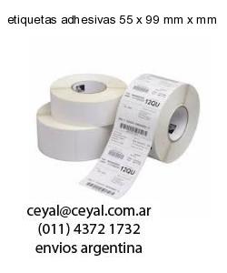 etiquetas adhesivas 55 x 99 mm x mm