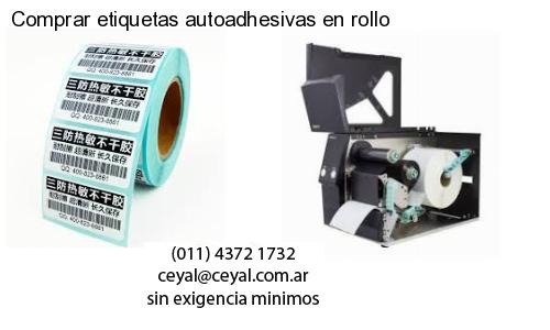 Comprar etiquetas autoadhesivas en rollo