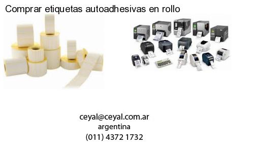 Comprar etiquetas autoadhesivas en rollo