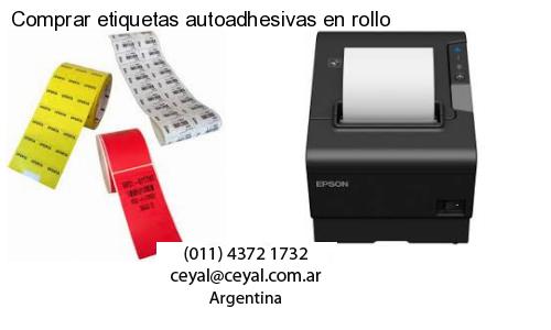 Comprar etiquetas autoadhesivas en rollo