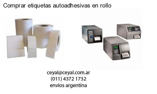 Comprar etiquetas autoadhesivas en rollo