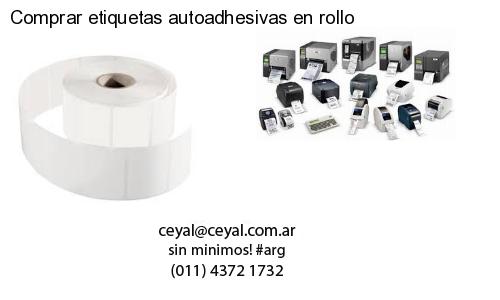 Comprar etiquetas autoadhesivas en rollo