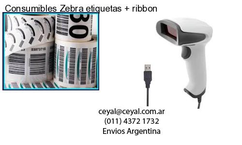 Consumibles Zebra etiquetas   ribbon