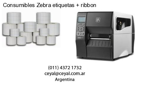 Consumibles Zebra etiquetas   ribbon