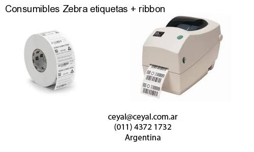 Consumibles Zebra etiquetas   ribbon