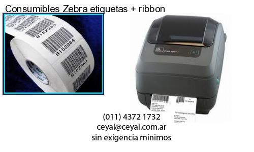 Consumibles Zebra etiquetas   ribbon
