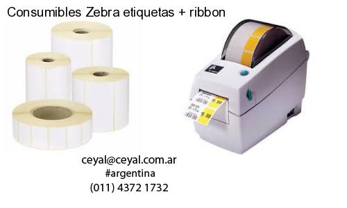 Consumibles Zebra etiquetas   ribbon