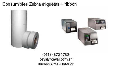Consumibles Zebra etiquetas   ribbon
