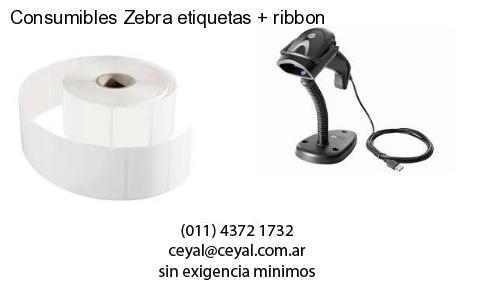 Consumibles Zebra etiquetas   ribbon