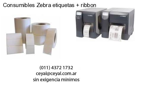 Consumibles Zebra etiquetas   ribbon