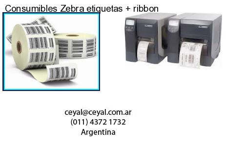 Consumibles Zebra etiquetas   ribbon
