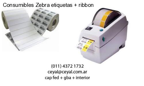 Consumibles Zebra etiquetas   ribbon