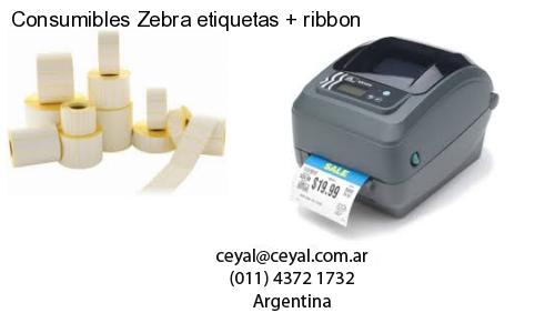 Consumibles Zebra etiquetas   ribbon
