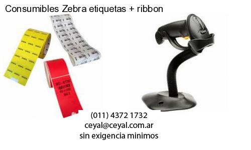 Consumibles Zebra etiquetas   ribbon