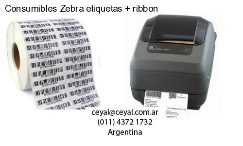 Consumibles Zebra etiquetas   ribbon
