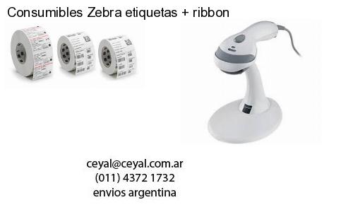 Consumibles Zebra etiquetas   ribbon
