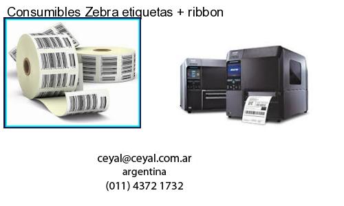 Consumibles Zebra etiquetas   ribbon