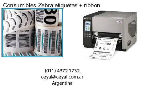 Consumibles Zebra etiquetas   ribbon