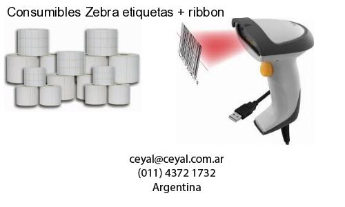 Consumibles Zebra etiquetas   ribbon