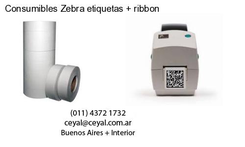 Consumibles Zebra etiquetas   ribbon