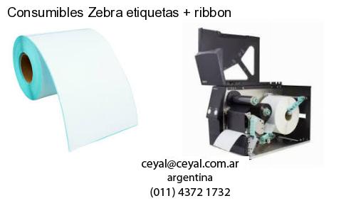 Consumibles Zebra etiquetas   ribbon