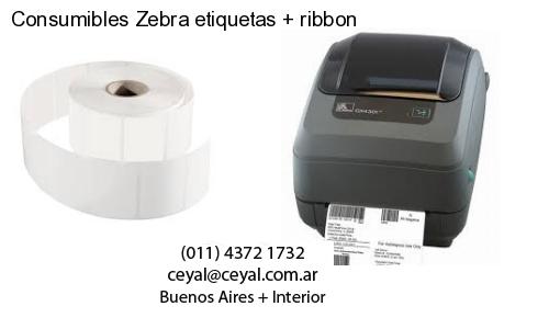 Consumibles Zebra etiquetas   ribbon