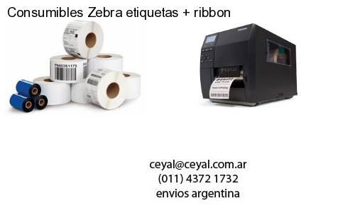 Consumibles Zebra etiquetas   ribbon