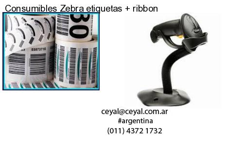 Consumibles Zebra etiquetas   ribbon