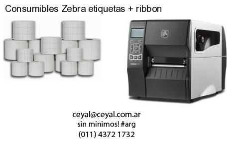 Consumibles Zebra etiquetas   ribbon