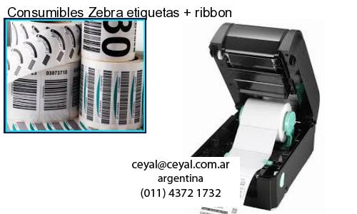 Consumibles Zebra etiquetas   ribbon