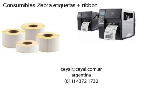 Consumibles Zebra etiquetas   ribbon