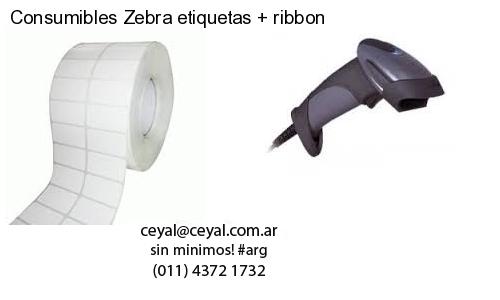 Consumibles Zebra etiquetas   ribbon