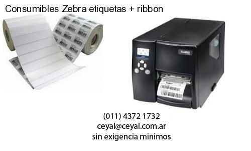 Consumibles Zebra etiquetas   ribbon