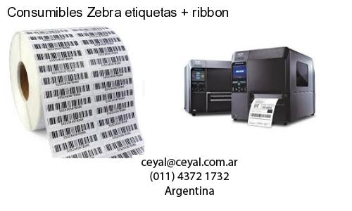 Consumibles Zebra etiquetas   ribbon