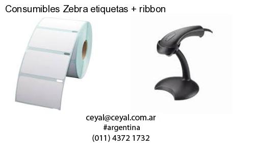 Consumibles Zebra etiquetas   ribbon