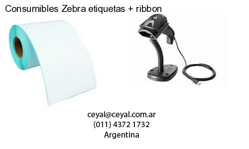 Consumibles Zebra etiquetas   ribbon