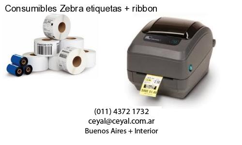 Consumibles Zebra etiquetas   ribbon