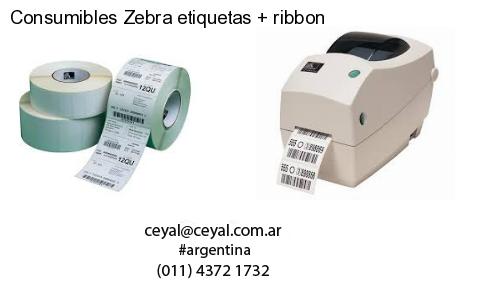 Consumibles Zebra etiquetas   ribbon