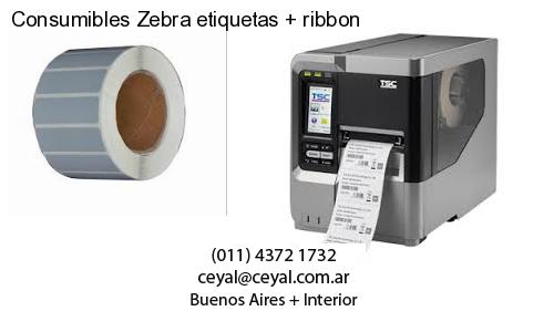 Consumibles Zebra etiquetas   ribbon