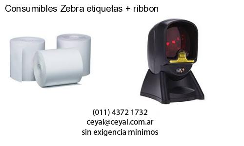 Consumibles Zebra etiquetas   ribbon