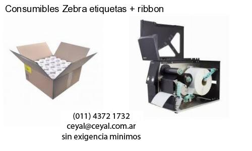 Consumibles Zebra etiquetas   ribbon