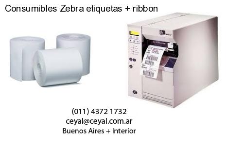 Consumibles Zebra etiquetas   ribbon