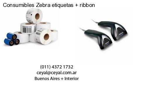 Consumibles Zebra etiquetas   ribbon