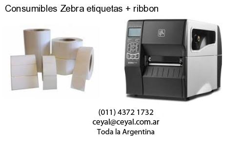 Consumibles Zebra etiquetas   ribbon