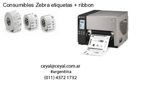 Consumibles Zebra etiquetas   ribbon