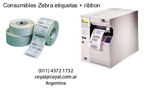 Consumibles Zebra etiquetas   ribbon