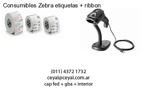 Consumibles Zebra etiquetas   ribbon