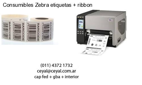 Consumibles Zebra etiquetas   ribbon